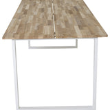Jídelní stůl Cirebon, přírodní barva, 90x200