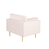 Lounge křeslo Boom, světle béžové