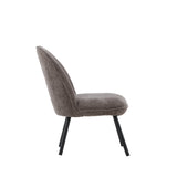 Lounge křeslo Polar, 2ks, šedé, 72x60x87