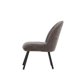 Lounge křeslo Polar, 2ks, šedé, 72x60x87