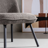 Lounge křeslo Polar, 2ks, šedé, 72x60x87