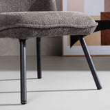 Lounge křeslo Polar, 2ks, šedé, 72x60x87