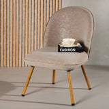 Lounge křeslo Polar, béžové, 72x55x81