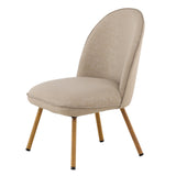 Lounge křeslo Polar, béžové, 72x55x81