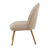 Lounge křeslo Polar, béžové, 72x55x81