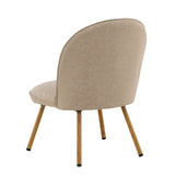 Lounge křeslo Polar, béžové, 72x55x81