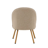 Lounge křeslo Polar, béžové, 72x55x81