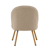 Lounge křeslo Polar, béžové, 72x55x81