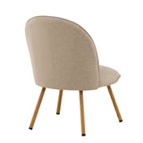 Lounge křeslo Polar, béžové, 72x55x81