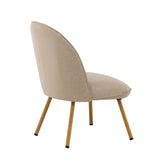 Lounge křeslo Polar, béžové, 72x55x81