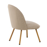 Lounge křeslo Polar, béžové, 72x55x81