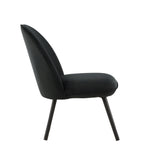 Lounge křeslo Polar, černé