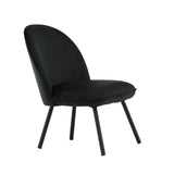 Lounge křeslo Polar, černé
