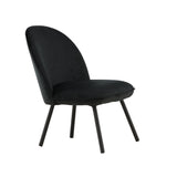 Lounge křeslo Polar, černé