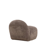 Lounge křeslo Omaha, hnědé
