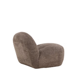 Lounge křeslo Omaha, hnědé