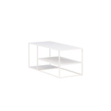 Konferenční stolek Staal, bílý, 50x120