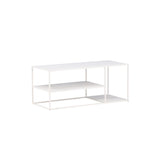 Konferenční stolek Staal, bílý, 50x120