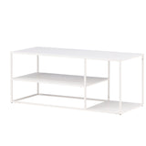 Konferenční stolek Staal, bílý, 50x120