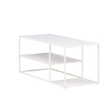 Konferenční stolek Staal, bílý, 50x120