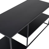 Konferenční stolek Staal, černý, 50x120