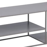 Odkládací stolek Staal, světle šedý, 50x120