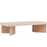 Konferenční stolek Bassholmen, smetanový, 30x140X80