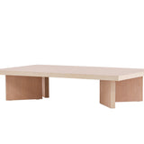 Konferenční stolek Bassholmen, smetanový, 30x140X80