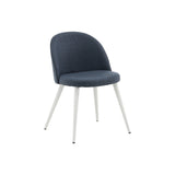 Jídelní židle Velvet, 2ks, modrá, S50xD57xV76,5