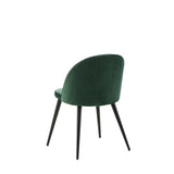 Jídelní židle Velvet, 2ks, zelená, S50xD57xV76,5