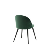 Jídelní židle Velvet, 2ks, zelená, S50xD57xV76,5