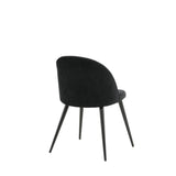 Jídelní židle Velvet, 2ks, černá, S50xD57xV76,5