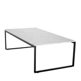 Konferenční stolek Estelle, bílý, 60x120