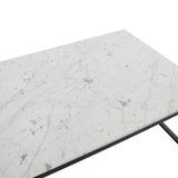 Konferenční stolek Estelle, bílý, 60x120
