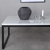 Konferenční stolek Estelle, bílý, 60x120