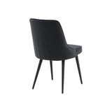 Jídelní židle Velvet, 2ks, černá, S50xD66xV88,5