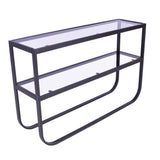 Odkládací stolek Rocker, černý, 30x110