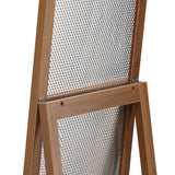 Zrcadlo Sebring, ořechová barva, 55x170