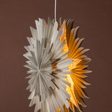 Závěsná lampa Sälen, béžová