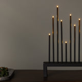 Stolní lampa Vallåsen, hnědá