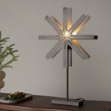 Stolní lampa Säfsen, hnědá