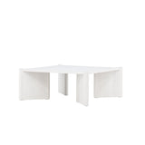 Konferenční stolek Rogaland, bílý, 40x100X100
