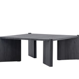 Konferenční stolek Rogaland, hnědý, 40x100X100