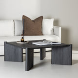 Konferenční stolek Rogaland, hnědý, 40x100X100