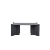 Konferenční stolek Rogaland, hnědý, 40x100X100