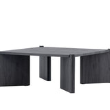 Konferenční stolek Rogaland, hnědý, 40x100X100