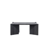 Konferenční stolek Rogaland, hnědý, 40x100X100