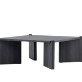 Konferenční stolek Rogaland, hnědý, 40x100X100