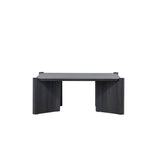 Konferenční stolek Rogaland, hnědý, 40x100X100