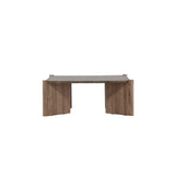 Konferenční stolek Rogaland, hnědý, 40x100X100